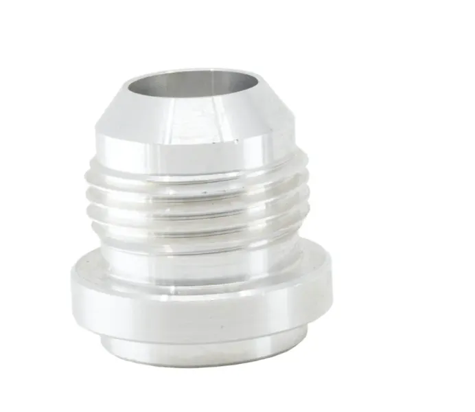 Male AN weld flange adapter (unanodized) 