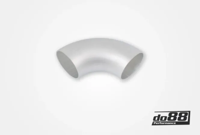 Hovedbilde Alurør 90° 76x3 mm, lang radius