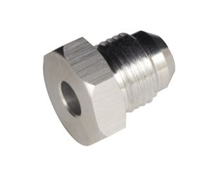 Hovedbilde Male AN weld on aluminum adapter (unanodized)